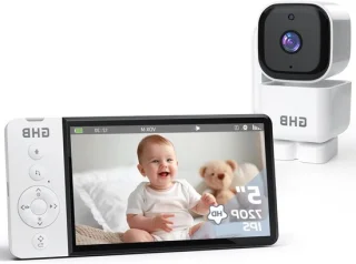 Babyfoon met camera - video monitor - wit