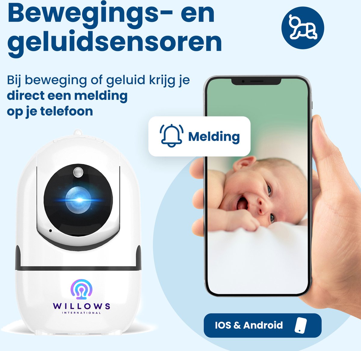 Wat vinden we goed aan de Babyfoon met Camera Wifi Full HD – Baby Monitor
