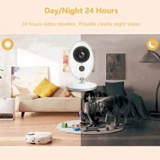 Babyfoon met camera - wit