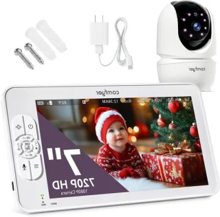 Babyfoon met camera - wit