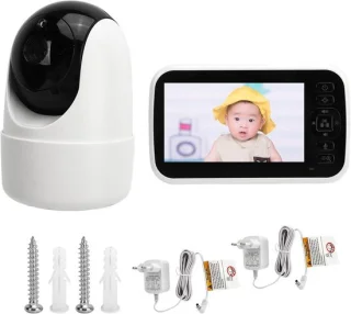 Babyfoon met camera - wit