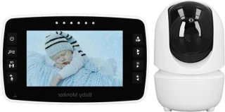 Babyfoon met camera - wit