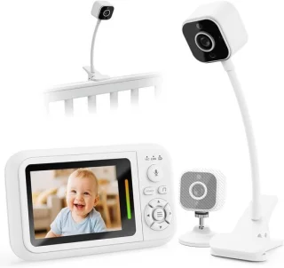 Babyfoon met camera - wit