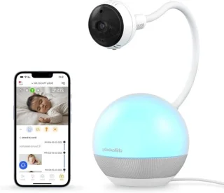 Babyfoon met camera - wit