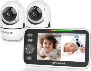 Babyfoon met camera wit