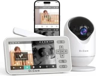 Babyfoon met camera - wit