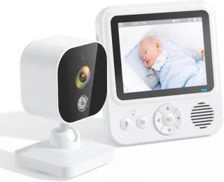 Babyfoon met camera - wit