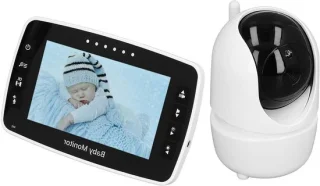 Babyfoon met camera - wit