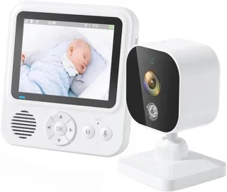 Babyfoon met camera wit