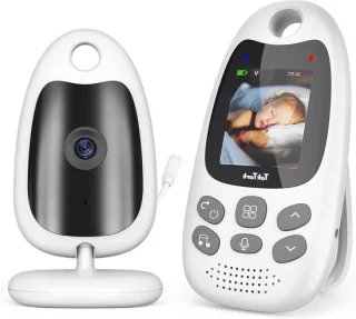 Babyfoon met camera - wit