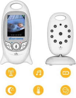 Babyfoon met camera - Wit