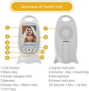 Babyfoon met camera - Wit