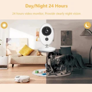 Babyfoon met camera - wit