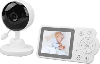 Babyfoon met camera - wit