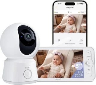 Babyfoon met camera - wit