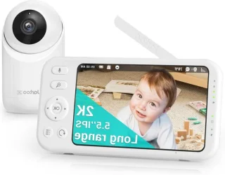 Babyfoon met camera - wit