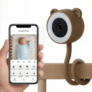 Babyfoon met camera - wit