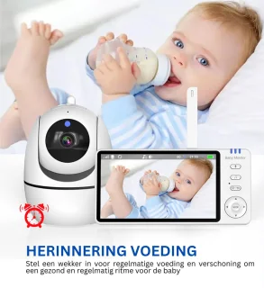 Babyfoon met camera - wit