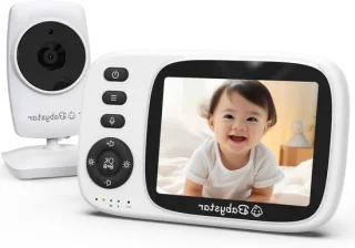 Babyfoon met camera - wit