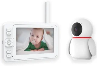 Babyfoon met camera - wit