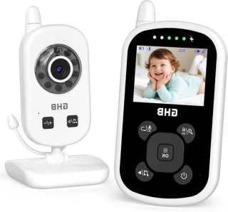 Babyfoon met camera - wit