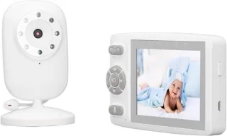 Babyfoon met camera - wit