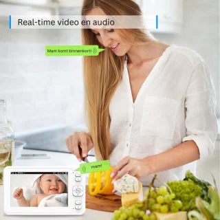 Babyfoon met camera - Wit