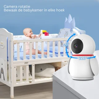 Babyfoon met camera - Wit