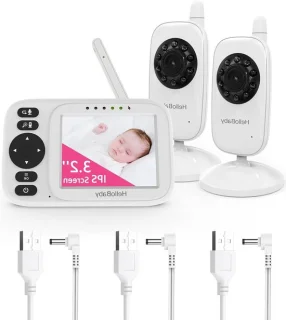 Babyfoon met camera - wit