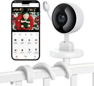 Babyfoon met camera - wit