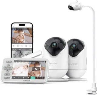 Babyfoon met camera wit