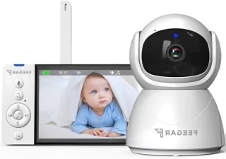 Babyfoon met camera wit