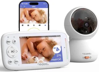 Babyfoon met camera wit