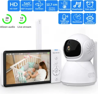 Babyfoon met camera - Wit