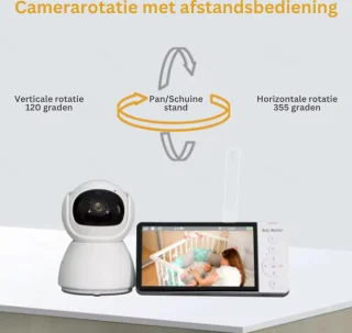 Babyfoon met camera - Wit