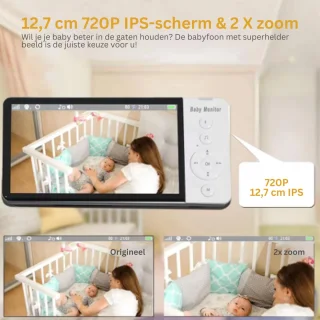 Babyfoon met camera - Wit