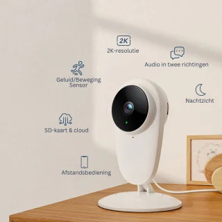Babyfoon met camera - Wit