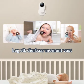 Babyfoon met camera - Wit