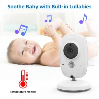Babyfoon met Camera Wit/Zwart