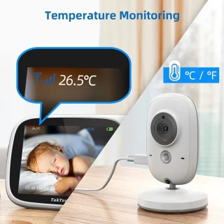 Babyfoon met Camera Wit/Zwart