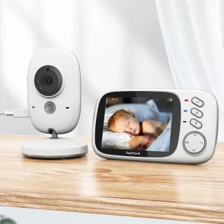 Babyfoon met Camera Wit/Zwart