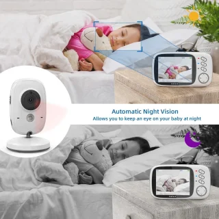Babyfoon met Camera Wit/Zwart
