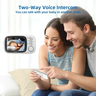 Babyfoon met Camera Wit/Zwart