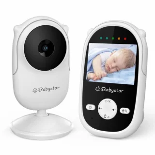 Babyfoon met camera – zonder wifi – 2,4 inch scherm – nachtzicht – tweerichtingsaudio – 720p