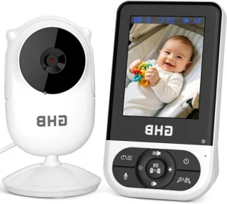 Babyfoon met camera - zwart