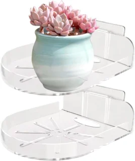 Babyfoon Plank - Monitor Houder - Babykamer Organiseren - Zelfklevende Montage - 12 x 9.5 cm - Wit