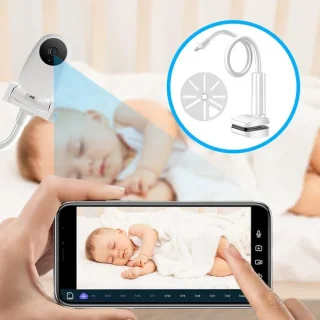Babyfoon standaard camerahouder wit