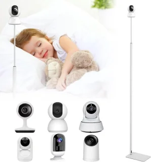 Babyfoon standaard vloerstatief camera wit