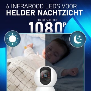 Babyfoon Ultra HD met Camera en App