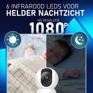Babyfoon Ultra HD met Camera en App